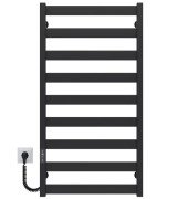 Электрический полотенцесушитель Deffi Silvia П9 500х1000 E левое подключение JD04 черный A.SV.100.50.9.E.B.L.2