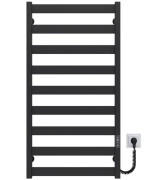 Електрична сушарка для рушників Deffi Silvia П9 500х1000 E праве підключення JD04 чорний A.SV.100.50.9.E.B.R.2