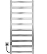 Електрична сушарка для рушників Deffi Silvia П10 500х1200 E ліве підключення JD04 хром A.SV.120.50.10.E.C.L.2