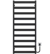 Электрический полотенцесушитель Deffi Silvia П10 500х1200 E правое подключение JD04 черный A.SV.120.50.10.E.B.R.2