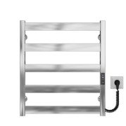 Электрический полотенцесушитель Deffi Silvia П5 500х600 E правое подключение JD04 хром A.SV.60.50.5.E.C.R.2