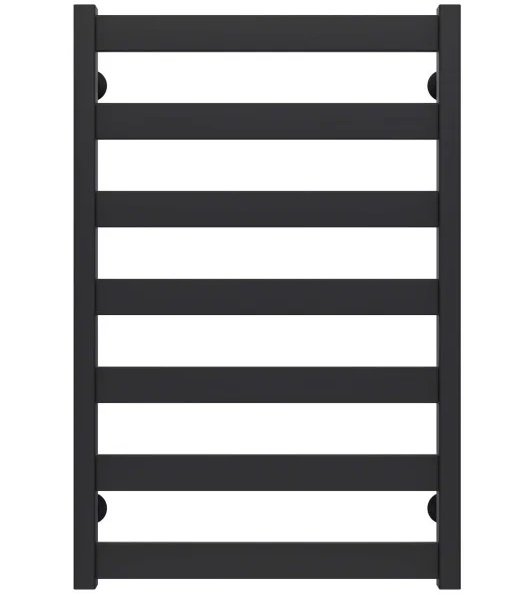 Сушка для рушників водяна Deffi Silvia П7 500х800 нижнє підключення чорний A.SV.80.50.7.B.A