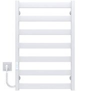 Электрический полотенцесушитель Deffi Silvia П7 500х800 E левое подключение WD04 белый A.SV.80.50.7.E.W.L.4