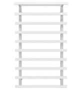 Полотенцесушитель водяной Deffi Agata П10 400x1000 боковое правое подключение белый A.AG.100.40.10.W.C