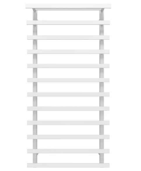 Сушка для рушників водяна Deffi Agata П12 400x1200 нижнє підключення білий A.AG.120.40.12.W.A