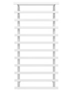 Полотенцесушитель водяной Deffi Agata П12 400x1200 боковое левое подключение белый A.AG.120.40.12.W.B