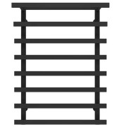 Полотенцесушитель водяной Deffi Agata П8 500x800 боковое левое подключение черный A.AG.80.50.8.B.B