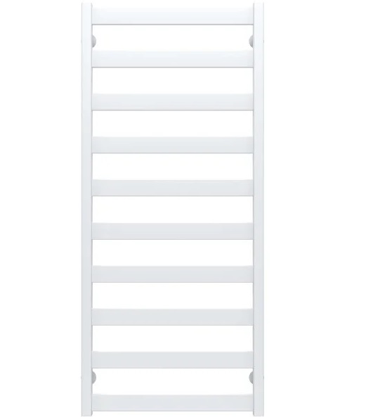 Полотенцесушитель водяной Deffi Silvia П10 500х1200 боковое левое подключение белый A.SV.120.50.10.W.B