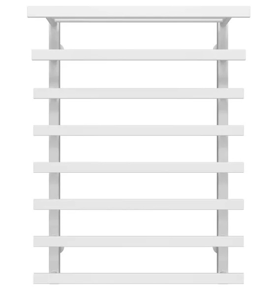 Сушка для рушників водяна Deffi Agata П8 500x800 бічне праве підключення білий A.AG.80.50.8.W.C