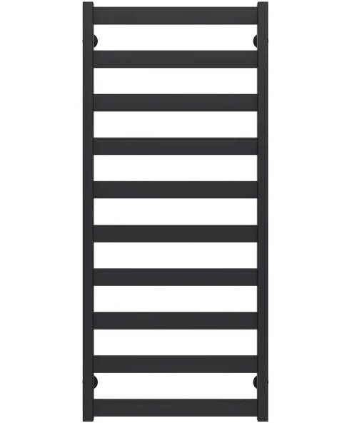 Сушка для рушників водяна Deffi Silvia П10 500х1200 нижнє підключення чорний A.SV.120.50.10.B.A