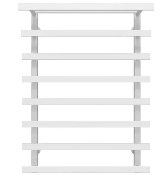 Сушка для рушників водяна Deffi Agata П8 400x800 бічне праве підключення білий A.AG.80.40.8.W.C