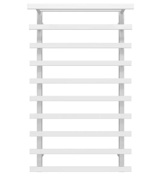 Полотенцесушитель водяной Deffi Agata П10 400x1000 боковое левое подключение белый A.AG.100.40.10.W.B