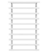 Полотенцесушитель водяной Deffi Agata П10 400x1000 боковое левое подключение белый A.AG.100.40.10.W.B