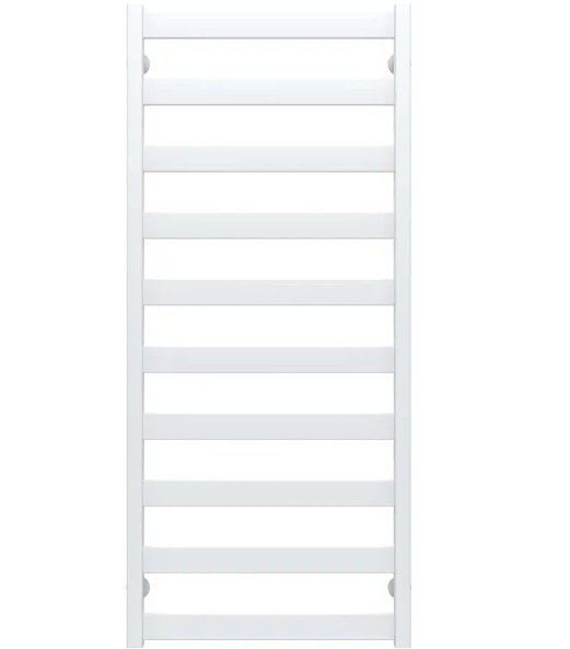 Сушка для рушників водяна Deffi Silvia П10 500х1200 бічне ліве підключення білий A.SV.120.50.10.W.B