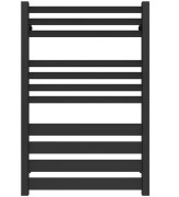 Полотенцесушитель водяной Deffi Diamant П11 500х800 нижнее подключение черный A.DT.80.50.11.B.A