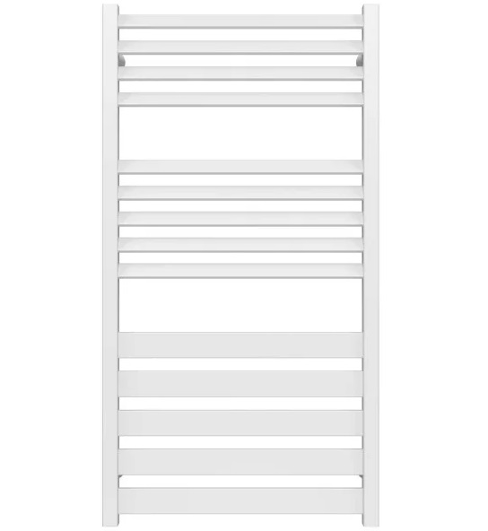 Полотенцесушитель водяной Deffi Diamant П14 500х1000 нижнее подключение белый A.DT.100.50.14.W.A