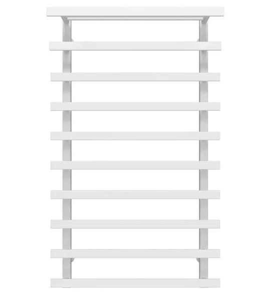 Полотенцесушитель водяной Deffi Agata П10 500x1000 боковое левое подключение белый A.AG.100.50.10.W.B