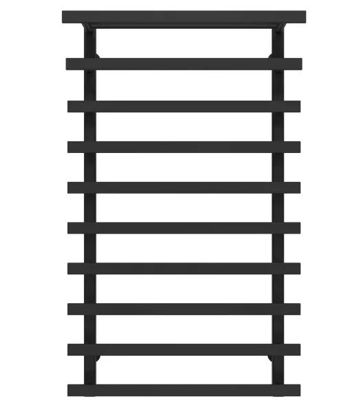 Сушка для рушників водяна Deffi Agata П10 500x1000 нижнє підключення чорний A.AG.100.50.10.B.A