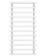 Полотенцесушитель водяной Deffi Agata П12 500x1200 нижнее подключение белый A.AG.120.50.12.W.A