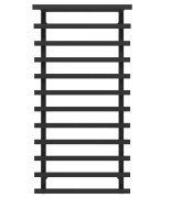 Полотенцесушитель водяной Deffi Agata П12 500x1200 нижнее подключение черный A.AG.120.50.12.B.A