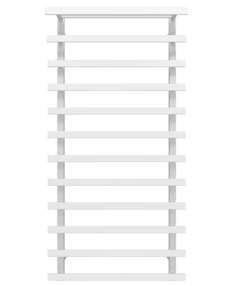 Сушка для рушників водяна Deffi Agata П12 500x1200 бічне ліве підключення білий A.AG.120.50.12.W.B