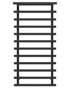 Полотенцесушитель водяной Deffi Agata П12 500x1200 боковое правое подключение черный A.AG.120.50.12.B.C