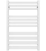 Полотенцесушитель водяной Deffi Diamant П11 500х800 нижнее подключение белый A.DT.80.50.11.W.A