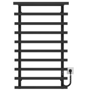 Электрический полотенцесушитель Deffi Agata П10 400x1000 правое подключение JD04 черный A.AG.100.40.10.E.B.R.4