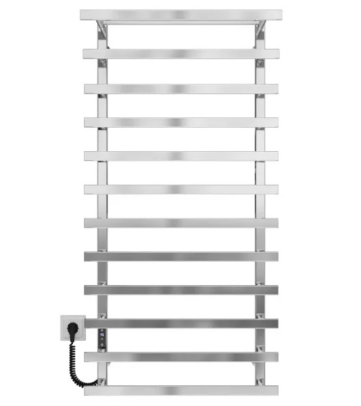 Электрический полотенцесушитель Deffi Agata П12 400x1200 левое подключение JD04 хром A.AG.120.40.12.E.C.L.2