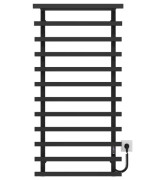 Електрична сушарка для рушників Deffi Agata П12 400x1200 праве підключення JD04 чорний A.AG.120.40.12.E.B.R.4