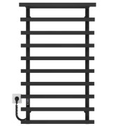 Электрический полотенцесушитель Deffi Agata П10 500x1000 левое подключение JD04 черный A.AG.100.50.10.E.B.L.4