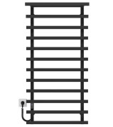 Электрический полотенцесушитель Deffi Agata П12 500x1200 левое подключение JD04 черный A.AG.120.50.12.E.B.L.4