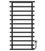 Электрический полотенцесушитель Deffi Agata П12 400x1200 правое подключение JD04 черный A.AG.120.40.12.E.B.R.4