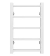 Сушка для рушників водяна Deffi Forest П6 200х600 бічне ліве підключення білий A.FR.60.20.6.W.B