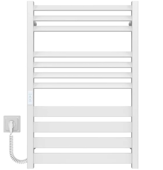 Електрична сушарка для рушників Deffi Diamant П11 500х800 ліве підключення WD04 білий A.DT.80.50.11.E.W.L.4