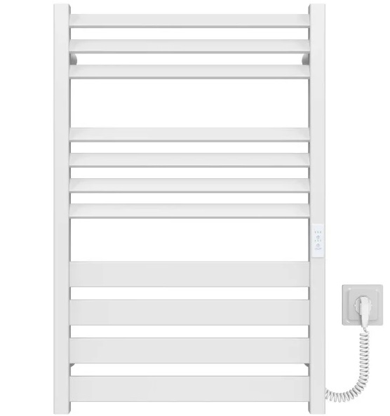 Електросушарка для рушників Deffi Diamant П11 500х800 праве підключення WD04 білий A.DT.80.50.11.E.W.R.4
