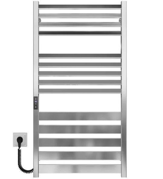 Електрична сушарка для рушників Deffi Diamant П14 500х1000 ліве підключення JD04 хром A.DT.100.50.14.E.C.L.2