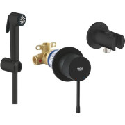 Гигиенический душ со смесителем скрытого монтажа Grohe Essence c Tempesta-F Trigger Spray 30 черный UA111197243