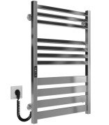 Электрический полотенцесушитель Deffi Diamant П11 500х800 левое подключение JD04 хром A.DT.80.50.11.E.C.L.2