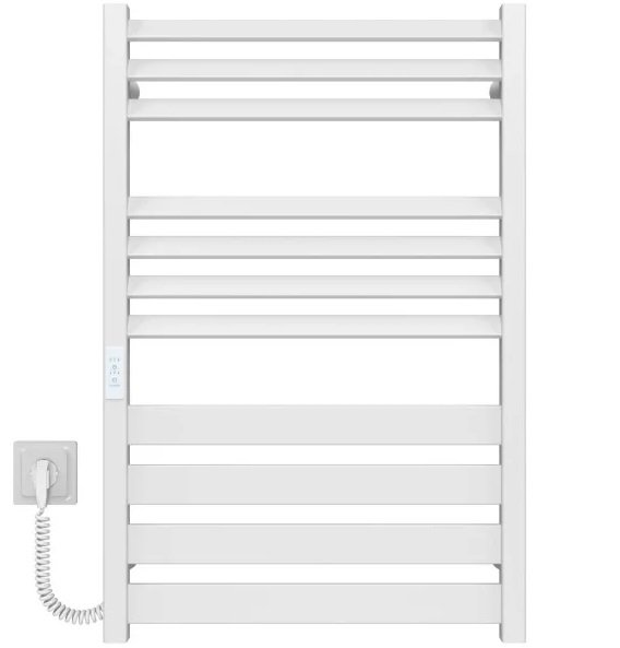 Електрична сушарка для рушників Deffi Diamant П11 500х800 ліве підключення WD04 білий A.DT.80.50.11.E.W.L.4