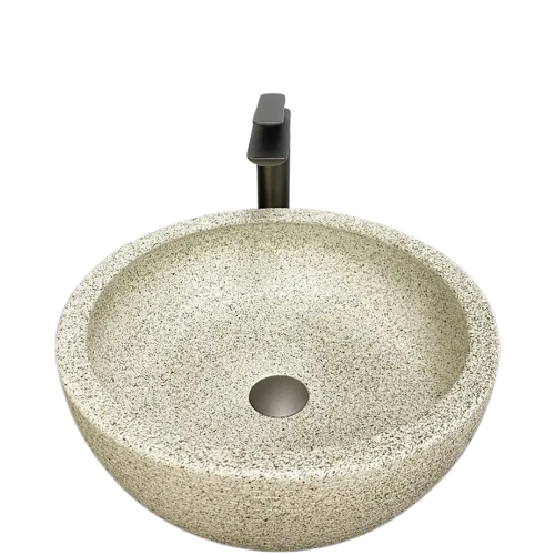 Раковина для ванной VBI CORRIDONIA 41,5x41,5 см керамика бежевый камень матовый VBI-016100