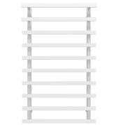 Полотенцесушитель водяной Deffi Breeze П10 500x1000 боковое правое подключение белый A.BZ.100.50.10.W.C