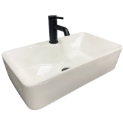 Раковина для ванной VBI FORLI L 55x30,5 см керамика белый VBI-011103