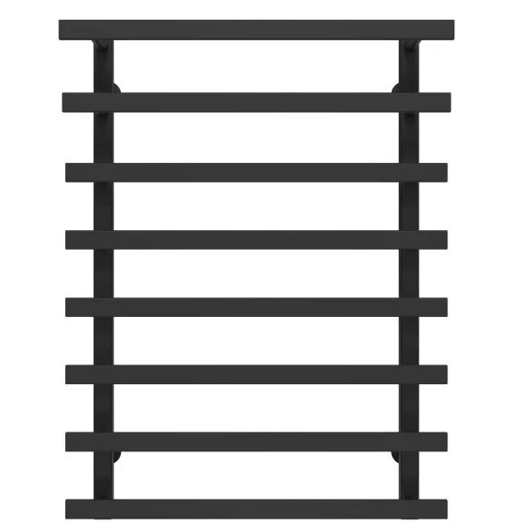 Полотенцесушитель водяной Deffi Breeze П8 500x800 боковое правое подключение черный A.BZ.80.50.8.B.C