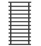 Полотенцесушитель водяной Deffi Breeze П12 500x1200 боковое левое подключение черный A.BZ.120.50.12.B.B