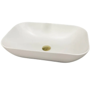 Раковина для ванної кімнати VBI AVEZZANO 58x35,5 см кераміка білий матовий VBI-014400