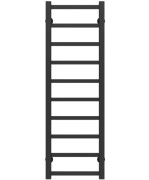 Полотенцесушитель водяной Deffi Forest П10 200х1000 боковое правое подключение черный A.FR.100.20.10.B.C