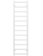 Полотенцесушитель водяной Deffi Forest П12 200х1200 боковое правое подключение белый A.FR.120.20.12.W.C