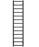 Полотенцесушитель водяной Deffi Forest П13 200х1400 нижнее подключение черный A.FR.140.20.13.B.A