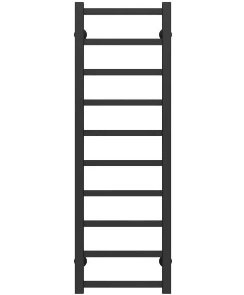 Полотенцесушитель водяной Deffi Forest П10 200х1000 боковое правое подключение черный A.FR.100.20.10.B.C